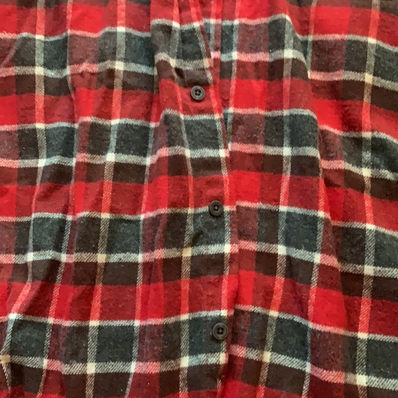Men’s Red Gray and White Flannel - Picture 5 of 12